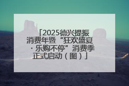 2025德兴提振消费年暨“狂欢盛夏・乐购不停”消费季正式启动（图）