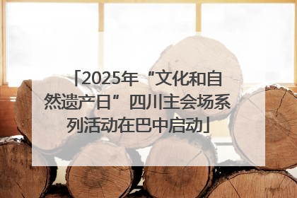 2025年“文化和自然遗产日”四川主会场系列活动在巴中启动