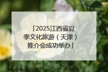 2025江西省夏季文化旅游（天津）推介会成功举办