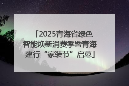 2025青海省绿色智能焕新消费季暨青海建行“家装节”启幕