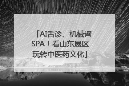 AI舌诊、机械臂SPA！看山东展区玩转中医药文化